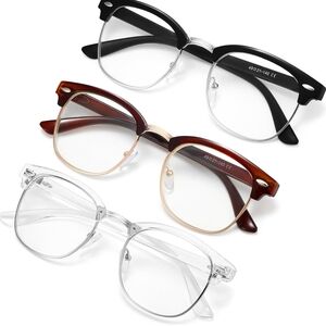 3 PairsBlue Light Glasses For Men And Women With Mixed Material,metal Frame(37)